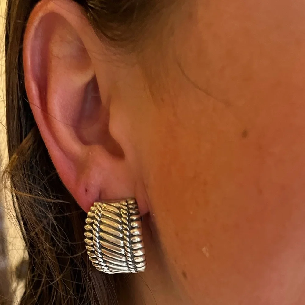 MEX 925 Vintage Earrings - Picture 1 of 16